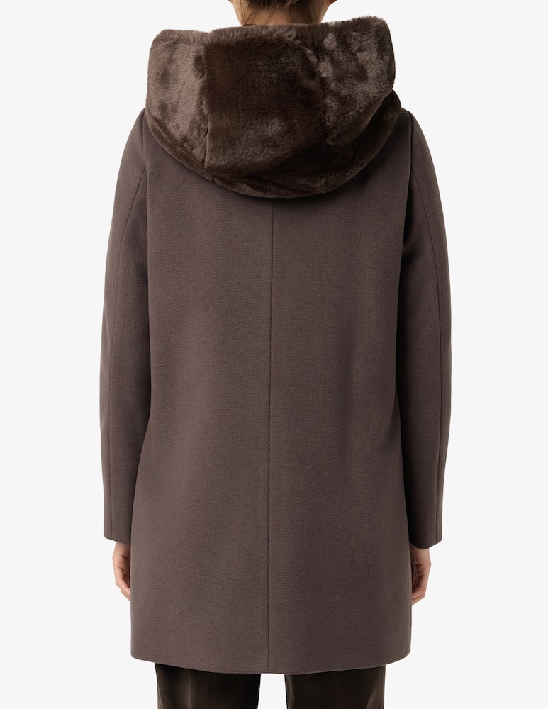 EMME Faux fur hood coat - picture 3 EMME Faux fur hood coat - picture 3