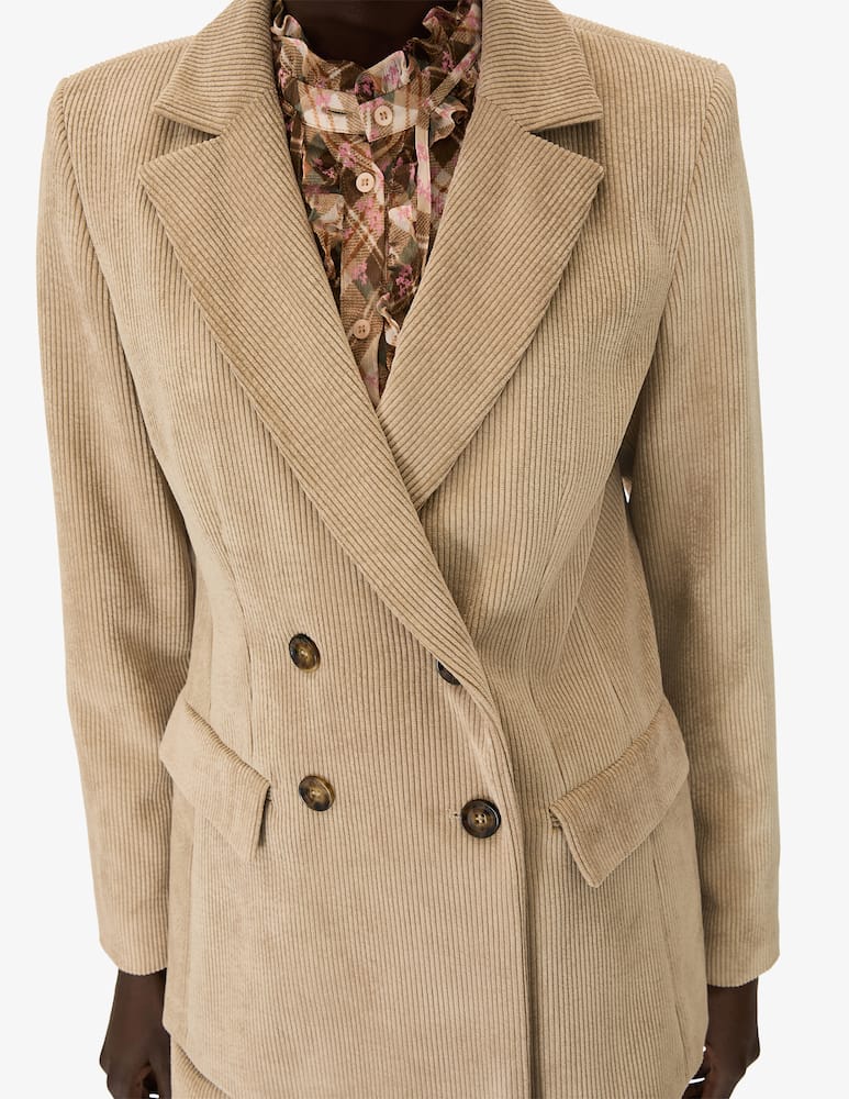 iBlues Corduroy double-breasted blazer - picture 4 iBlues Corduroy double-breasted blazer - picture 4