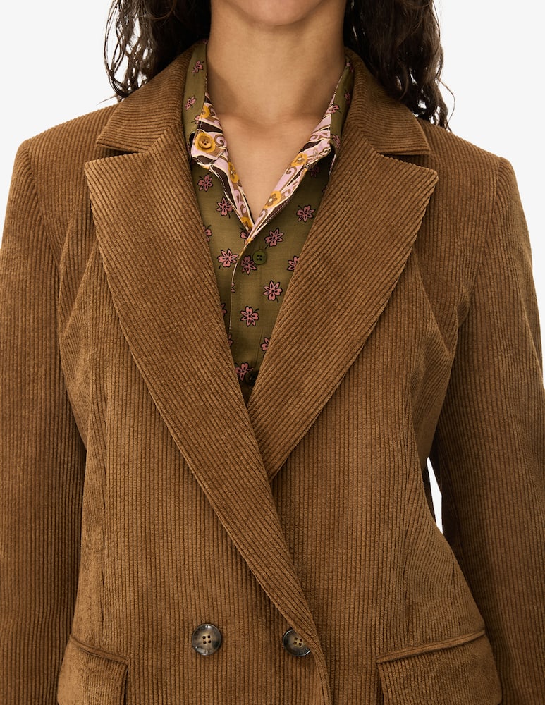 iBlues Corduroy double-breasted blazer - picture 4