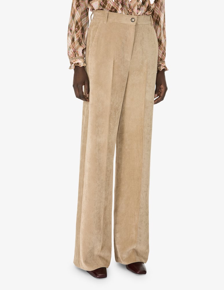 rinascente iBlues Fanfara corduroy palazzo trousers
