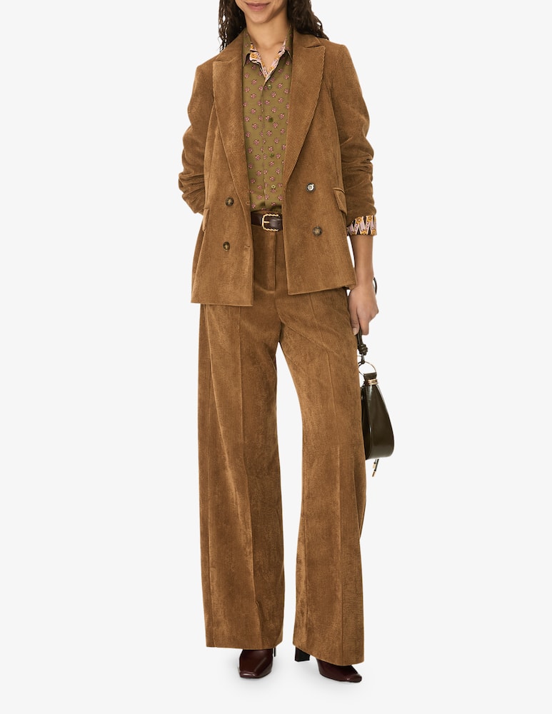 rinascente iBlues Fanfara corduroy palazzo trousers