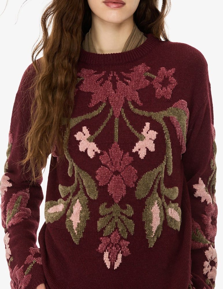 iBlues Maglione jacquard a fiori - immagine 4 iBlues Maglione jacquard a fiori - immagine 4