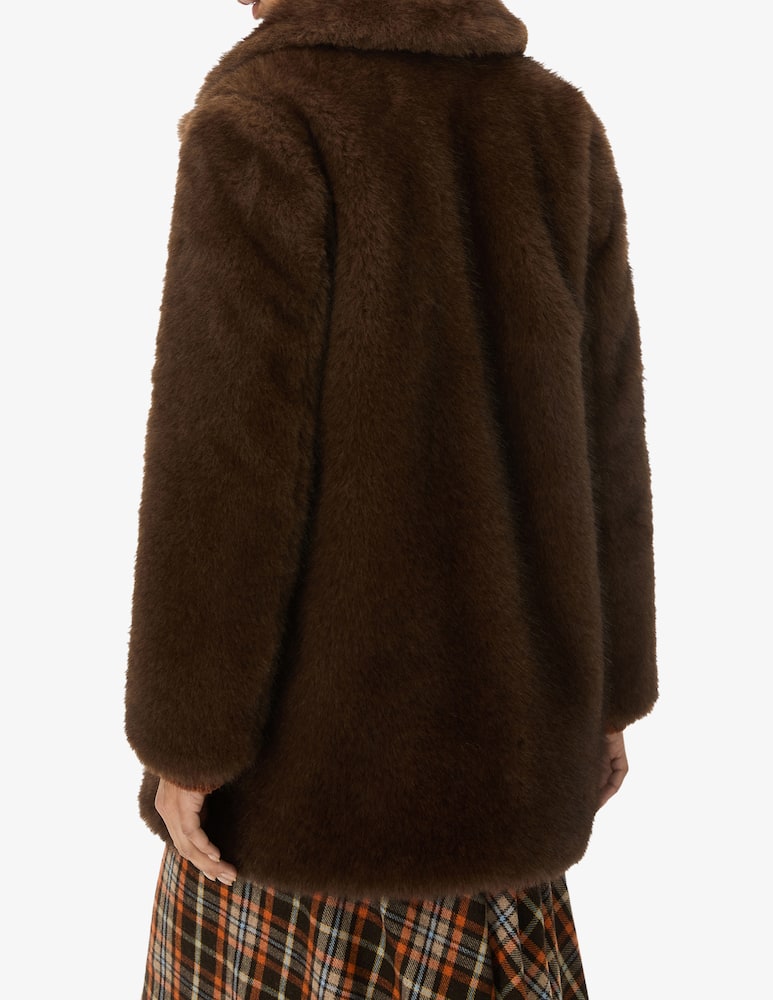 iBlues Faux fur midi coat - picture 3 iBlues Faux fur midi coat - picture 3