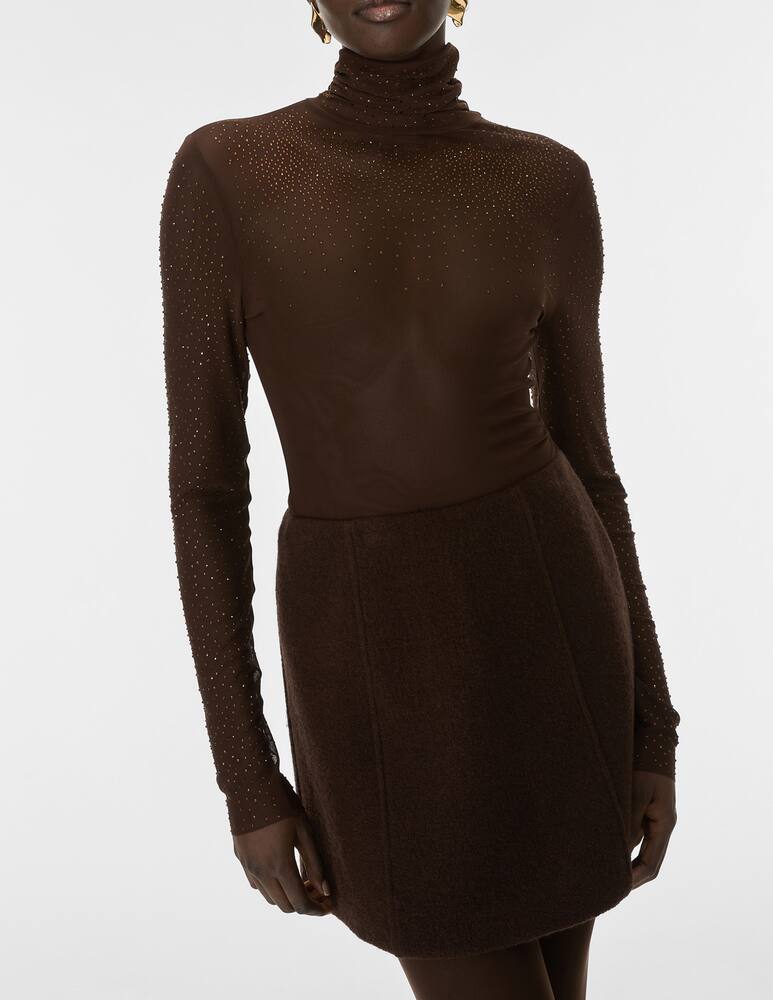 rinascente iBlues Tulle star turtleneck top