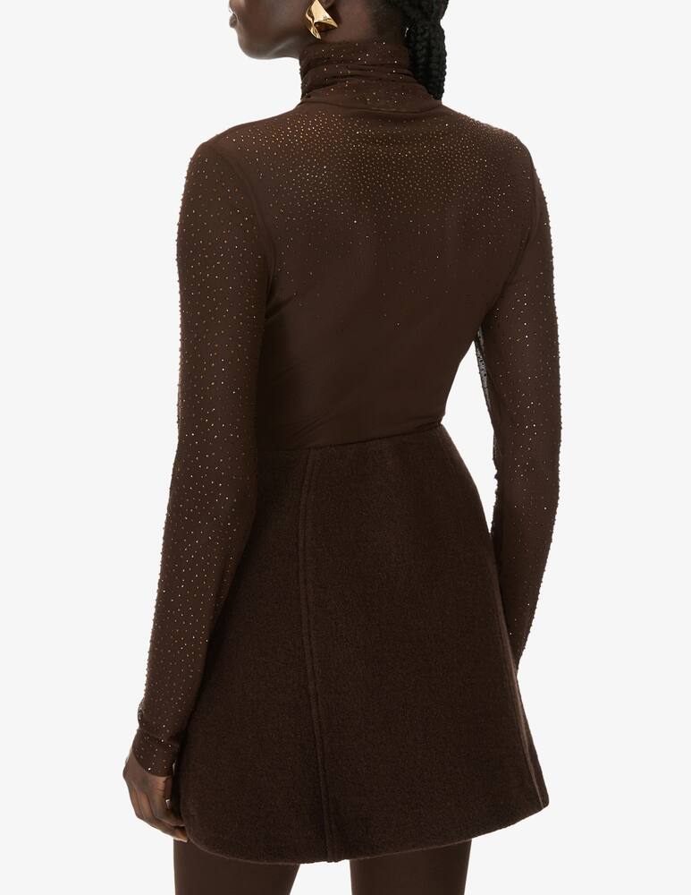 rinascente iBlues Tulle star turtleneck top