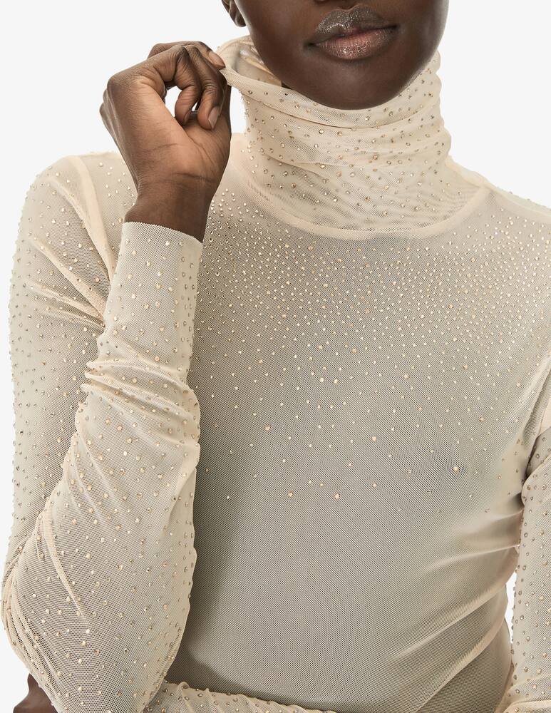 rinascente iBlues Tulle turtleneck jumper