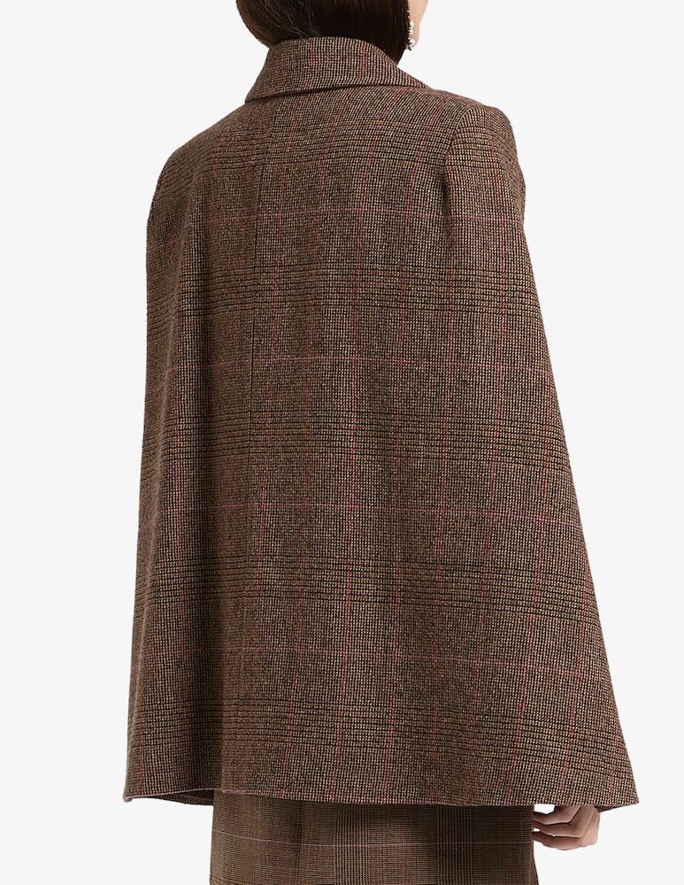 Marella Checked cape jacket Sherlock - picture 2 Marella Checked cape jacket Sherlock - picture 2