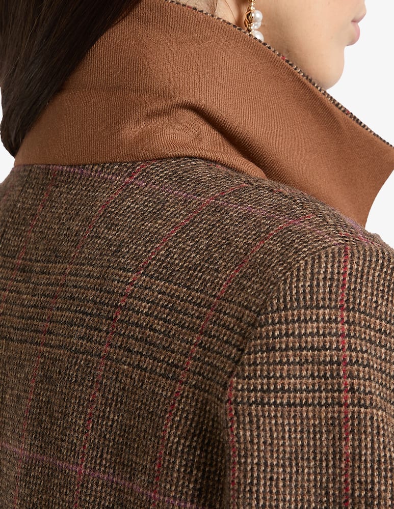 Marella Checked cape jacket Sherlock - picture 4 Marella Checked cape jacket Sherlock - picture 4