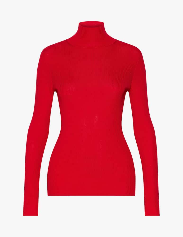 Marella Ribbed turtleneck jumper - picture 3 Marella Ribbed turtleneck jumper - picture 3