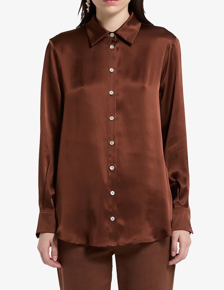 rinascente Marella Classic satin shirt