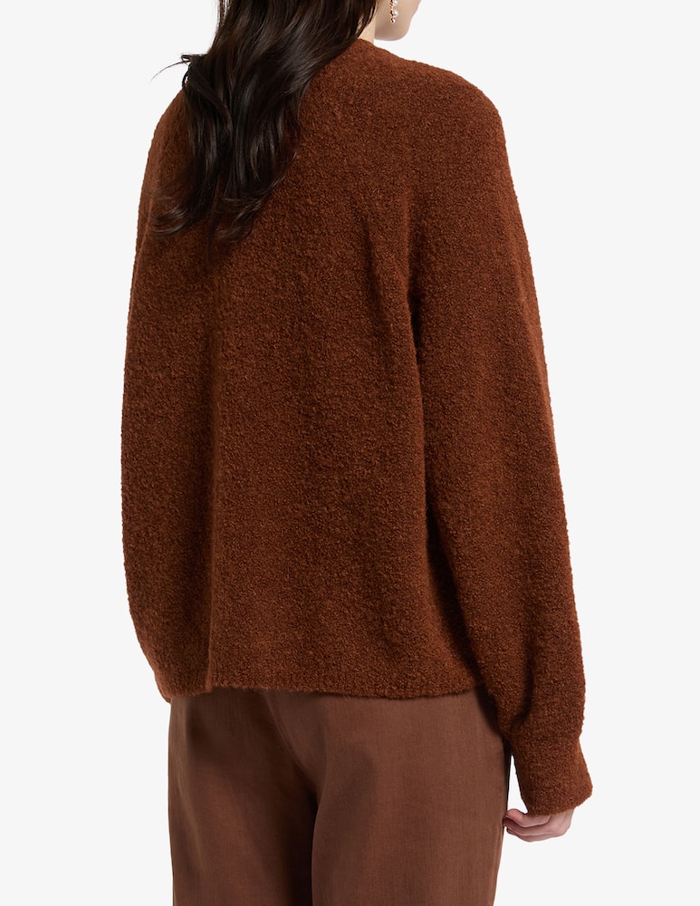 rinascente Marella Bouclé crewneck jumper