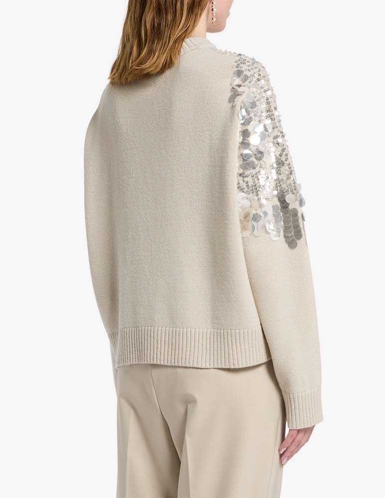 rinascente Marella Maglione con macro paillettes