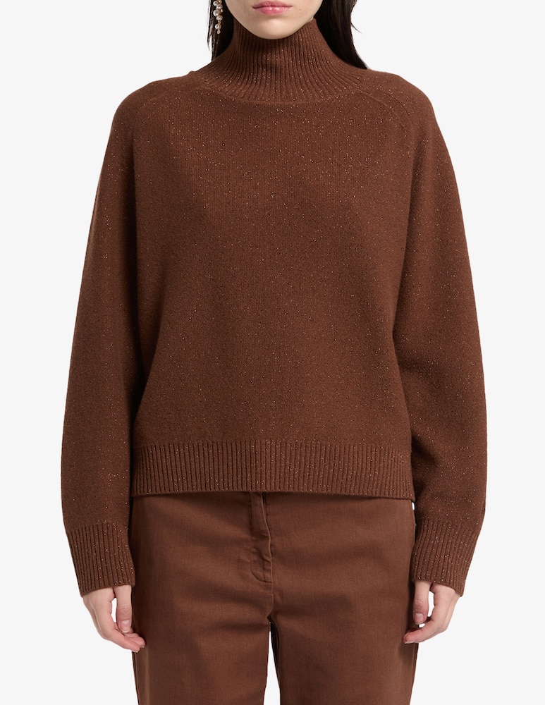 rinascente Marella Maglia lupetto lurex lana cashmere