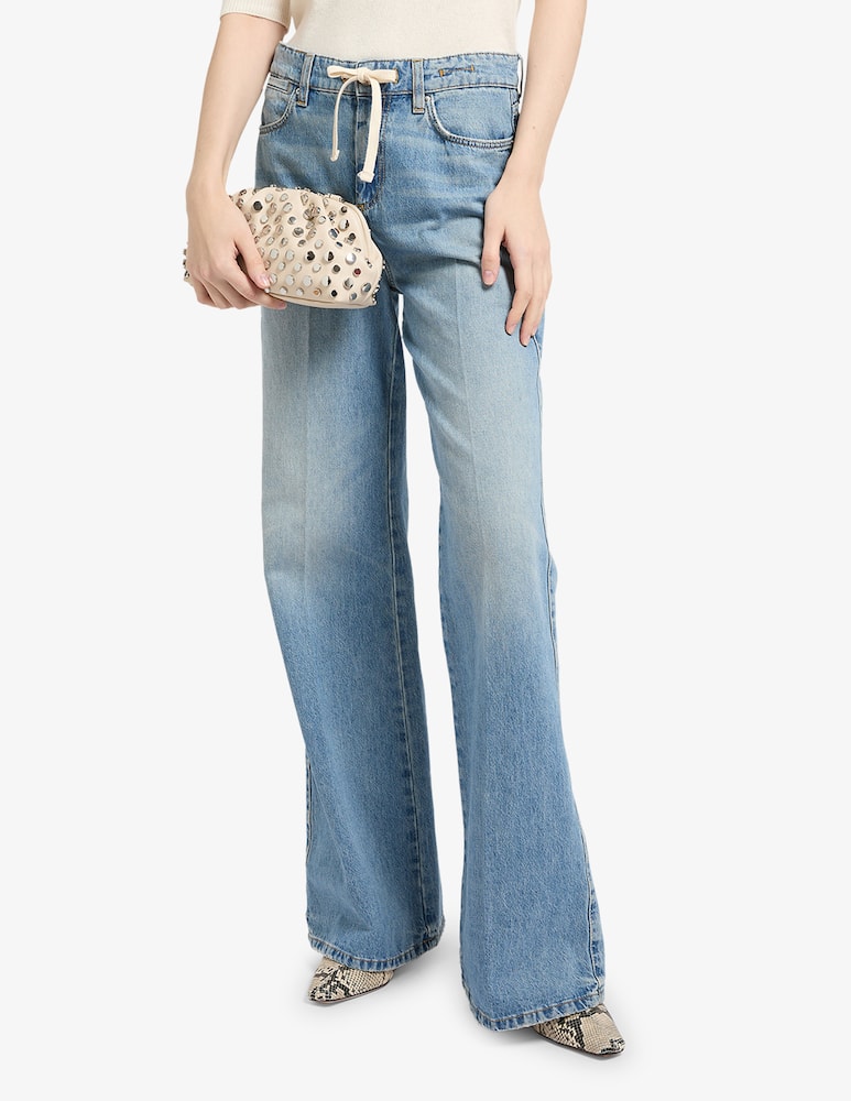 rinascente Marella Faux leather studded pouch