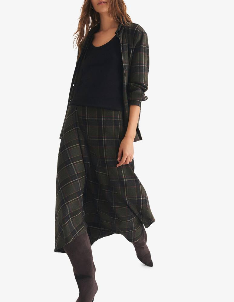 rinascente EMME Checked flannel long skirt Emme x Rinascente