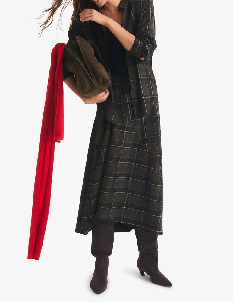 rinascente EMME Checked flannel long skirt Emme x Rinascente