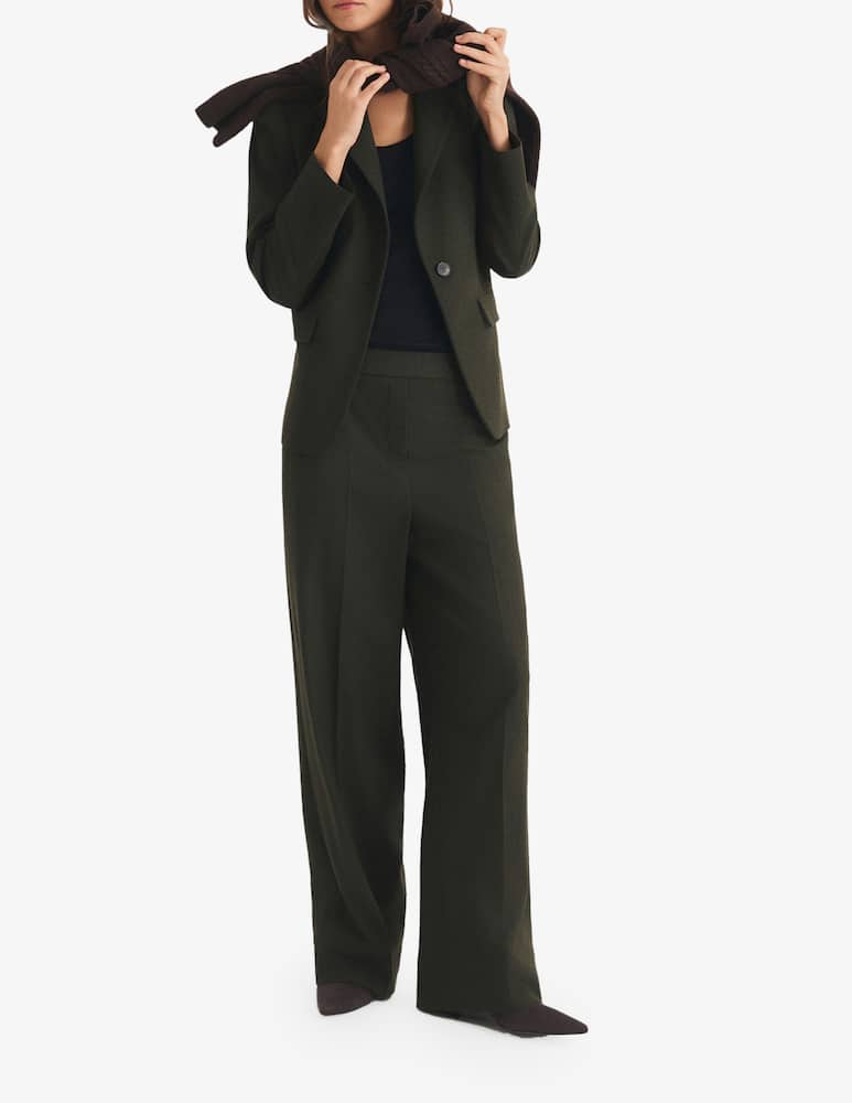 rinascente EMME Wide leg flannel trousers Emme x Rinascente