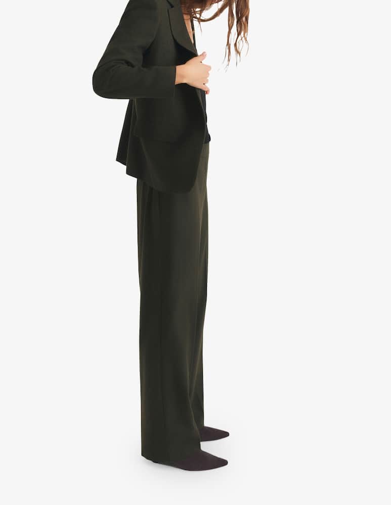rinascente EMME Wide leg flannel trousers Emme x Rinascente