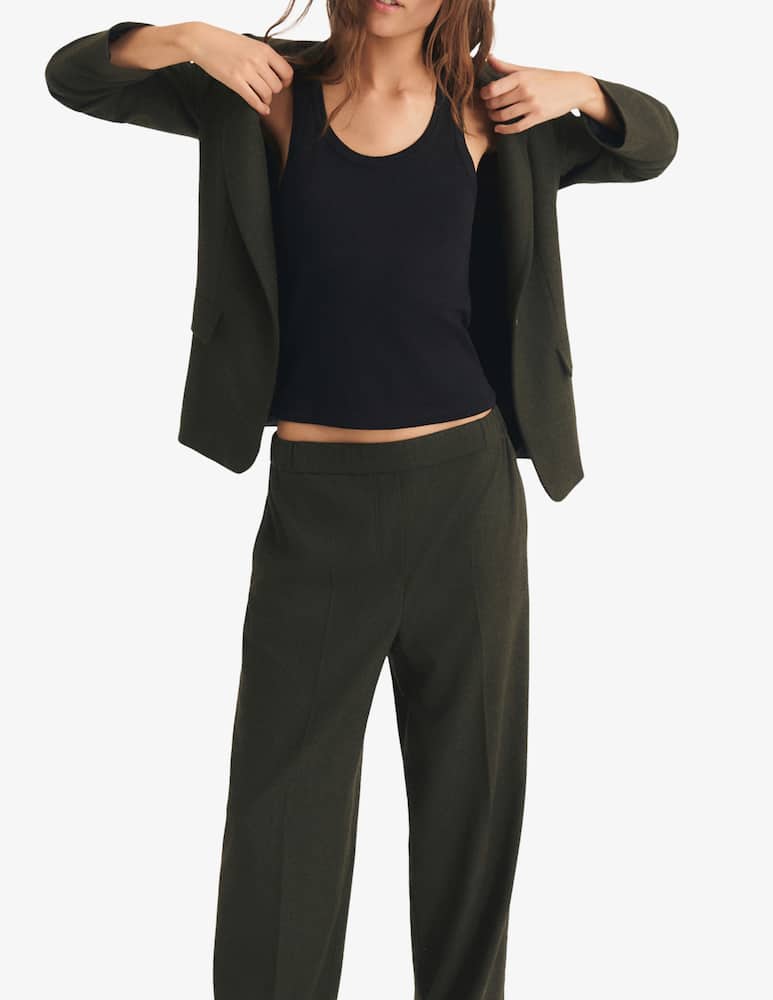 rinascente EMME Wide leg flannel trousers Emme x Rinascente