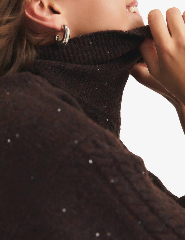 rinascente EMME Dolcevita in lana con paillettes Emme x Rinascente