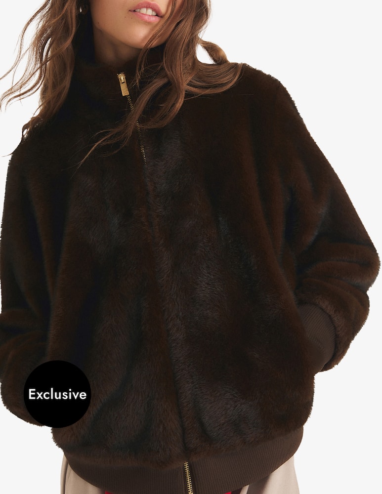 EMME Faux fur bomber jacket Emme x Rinascente - picture 1 EMME Faux fur bomber jacket Emme x Rinascente - picture 1