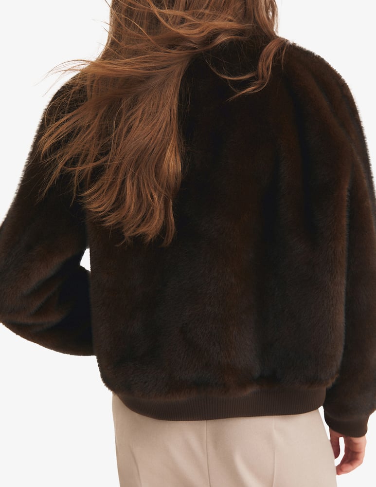 EMME Faux fur bomber jacket Emme x Rinascente - picture 3 EMME Faux fur bomber jacket Emme x Rinascente - picture 3