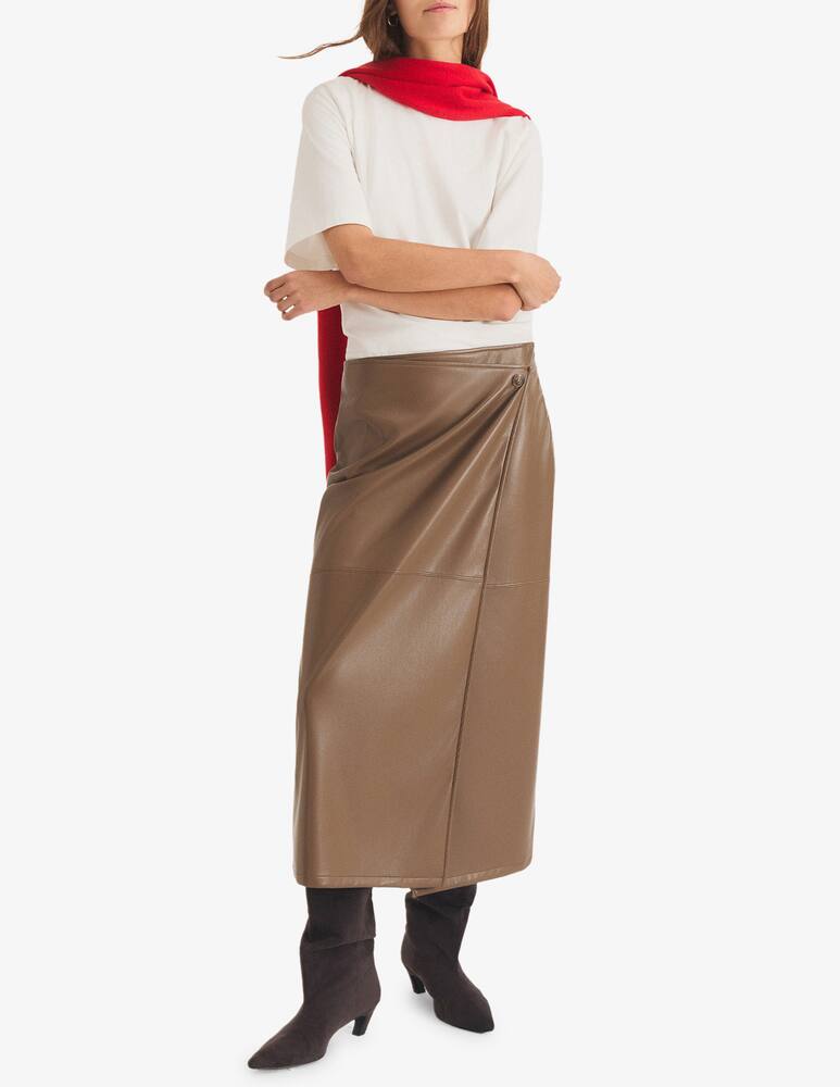 rinascente EMME Faux leather longuette skirt Emme x Rinascente