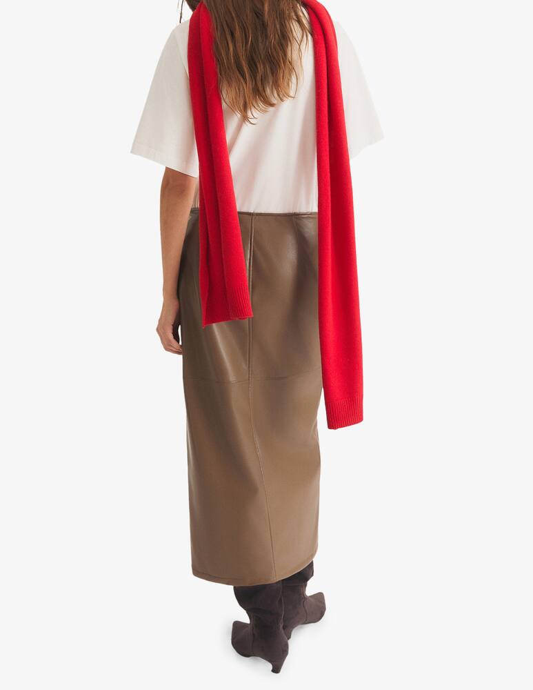 rinascente EMME Faux leather longuette skirt Emme x Rinascente
