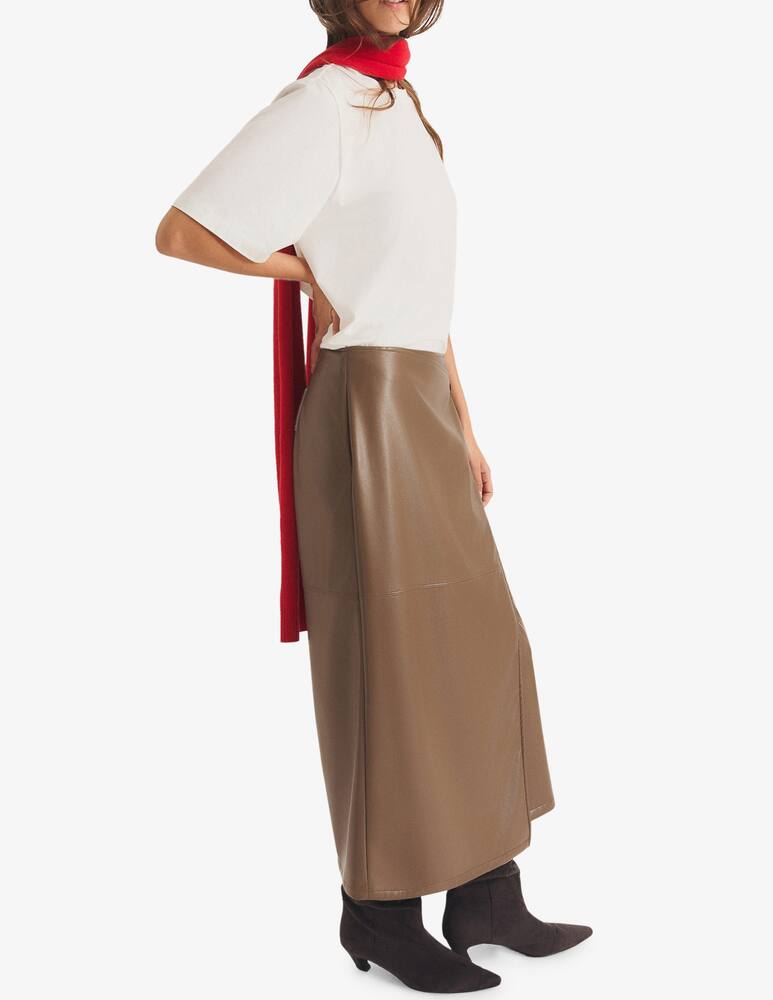 rinascente EMME Faux leather longuette skirt Emme x Rinascente