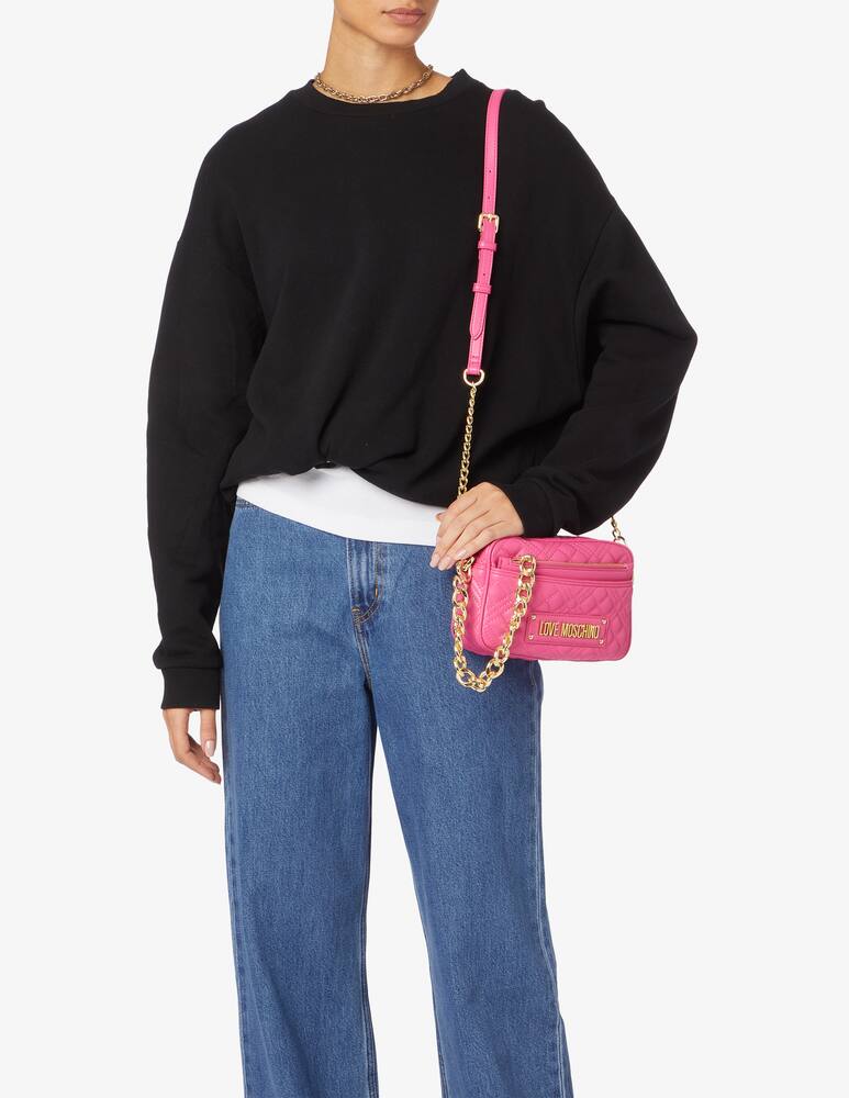 rinascente Love Moschino Quilted camera bag