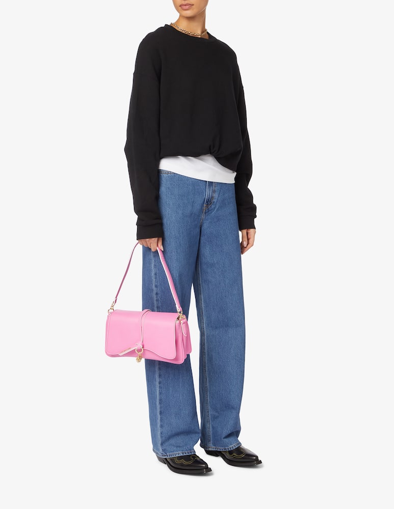 rinascente Love Moschino Love S charms flap bag