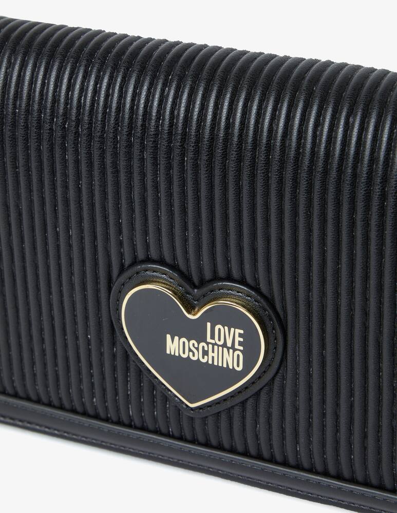 rinascente Love Moschino Smart daily flap pleated bag