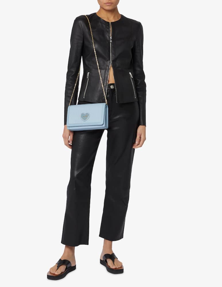 rinascente Love Moschino Smart daily flap pleated bag