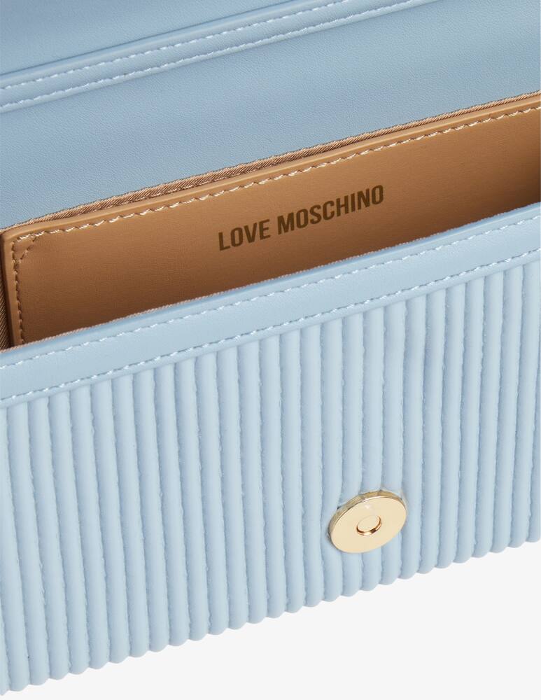 rinascente Love Moschino Smart daily flap pleated bag