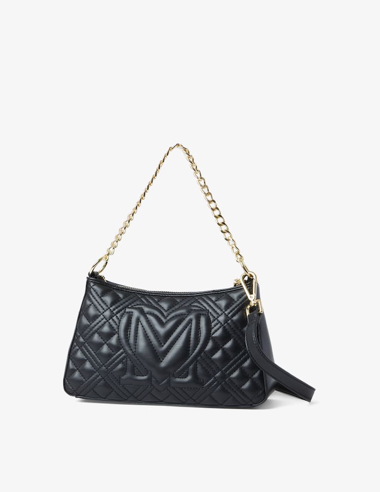 rinascente Love Moschino Quilted halfmoon bag