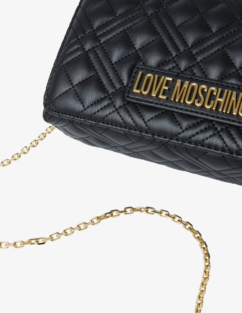 rinascente Love Moschino Smart daily flap quilted bag