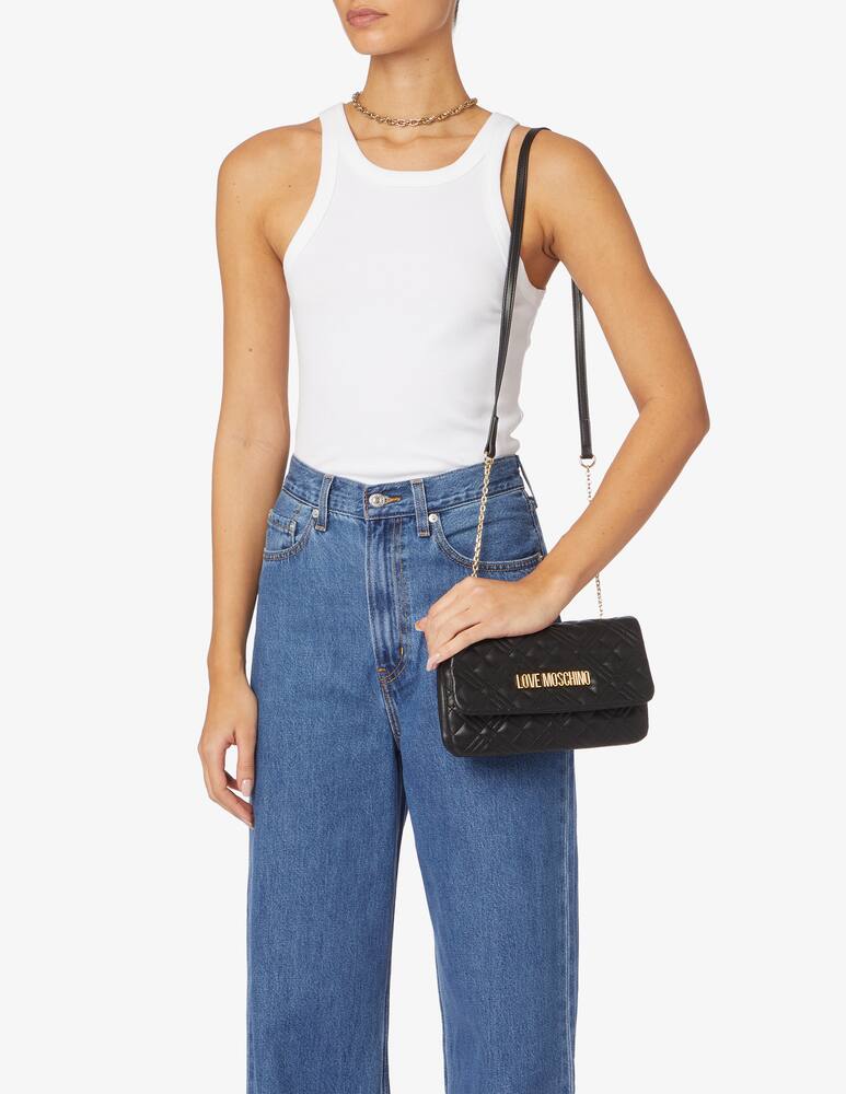 rinascente Love Moschino Smart daily quilted crossbody bag