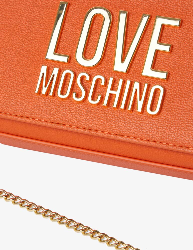 rinascente Love Moschino Smart daily flap lettering bag