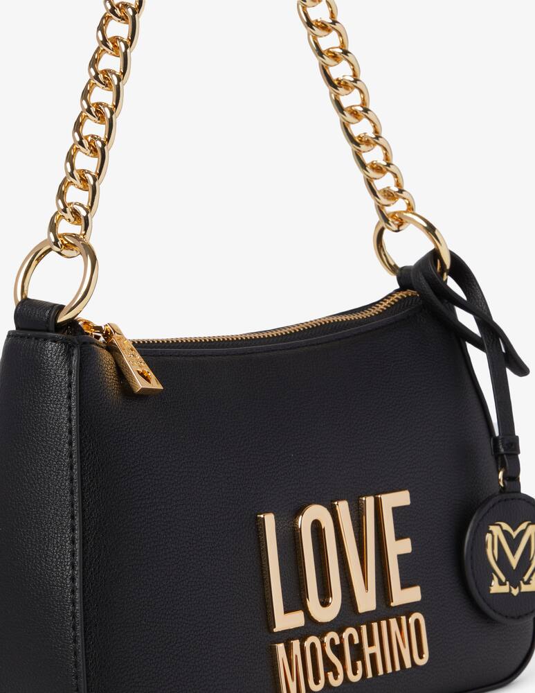 rinascente Love Moschino Borsa a mezzaluna scritta