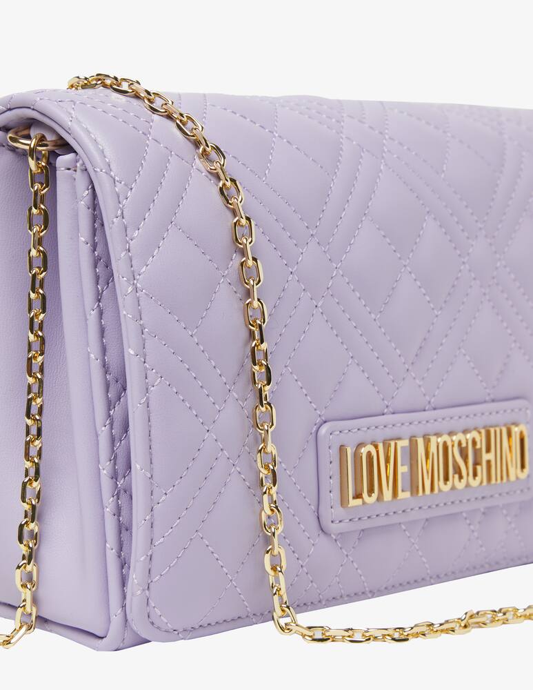 rinascente Love Moschino Smart daily flap quilted bag