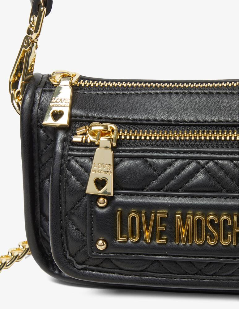 rinascente Love Moschino Quilted mini shoulder bag
