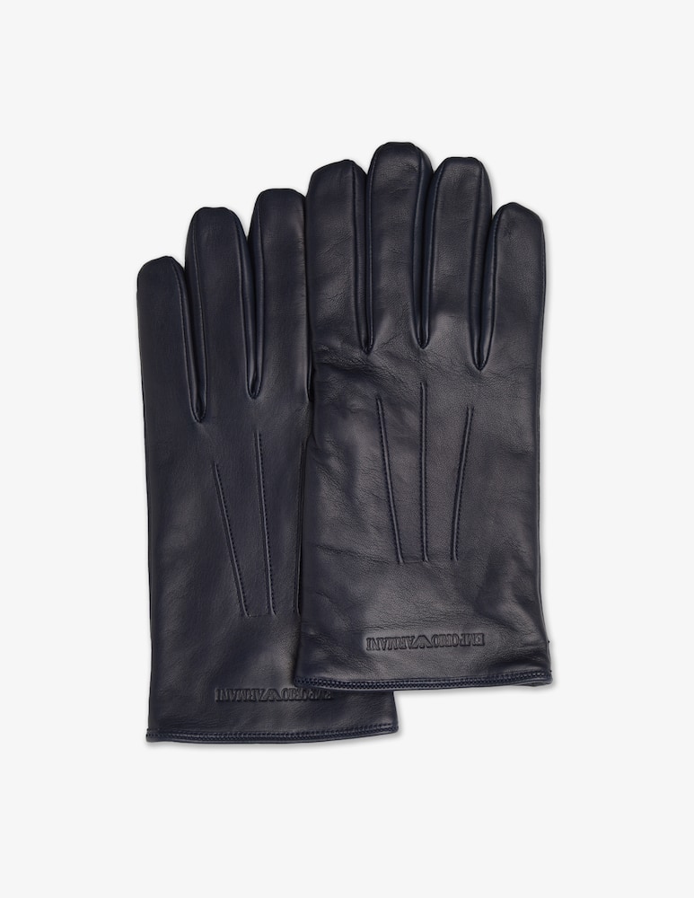Emporio Armani Guanti di pelle - Nero - immagine 1 Emporio Armani Guanti di pelle - Nero - immagine 1