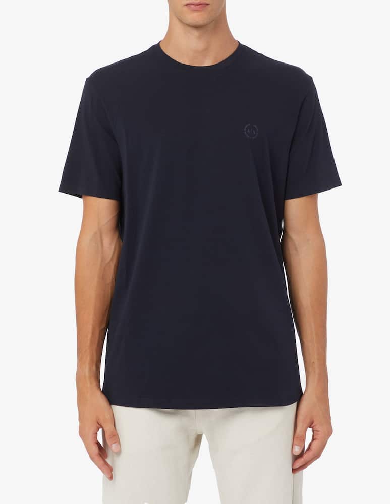 Armani Exchange Maglietta con loghino - immagine 1 Armani Exchange Maglietta con loghino - immagine 1