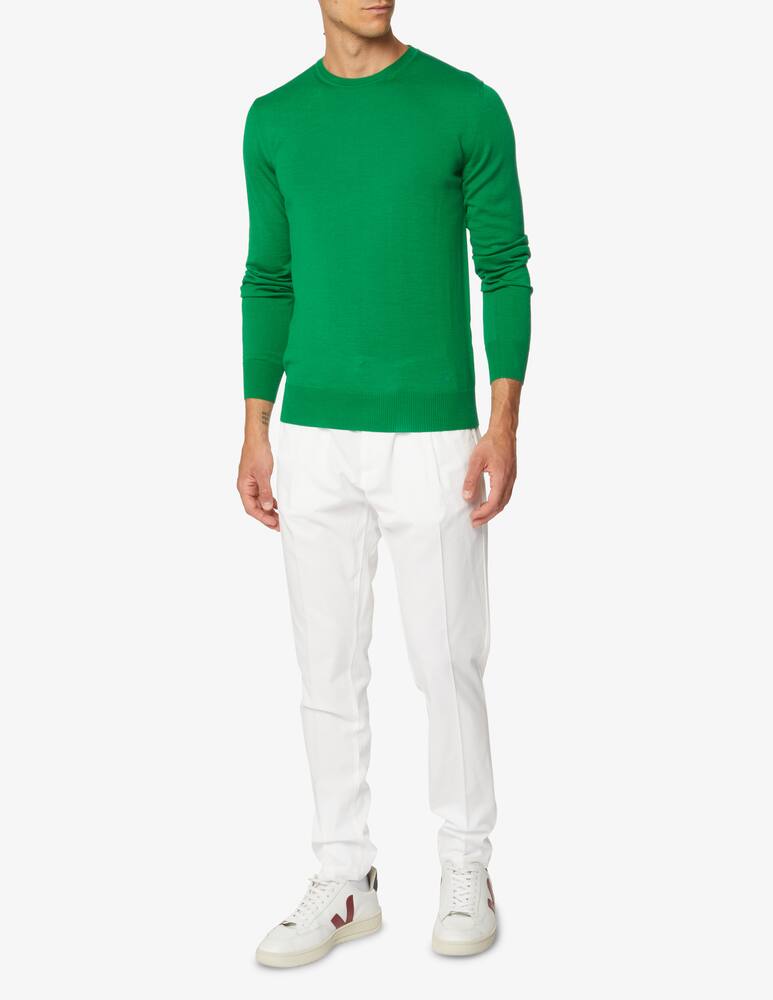 rinascente Emporio Armani Crewneck wool jumper - green