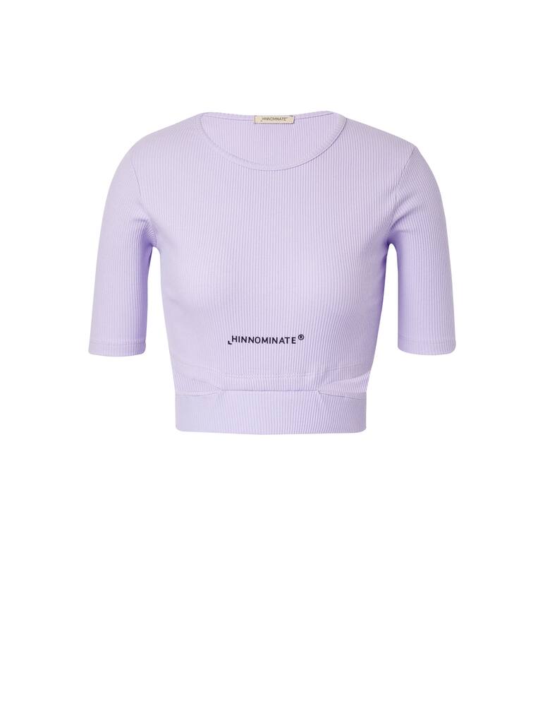 rinascente HINNOMINATE T-shirt in cotone con stampa - lilla