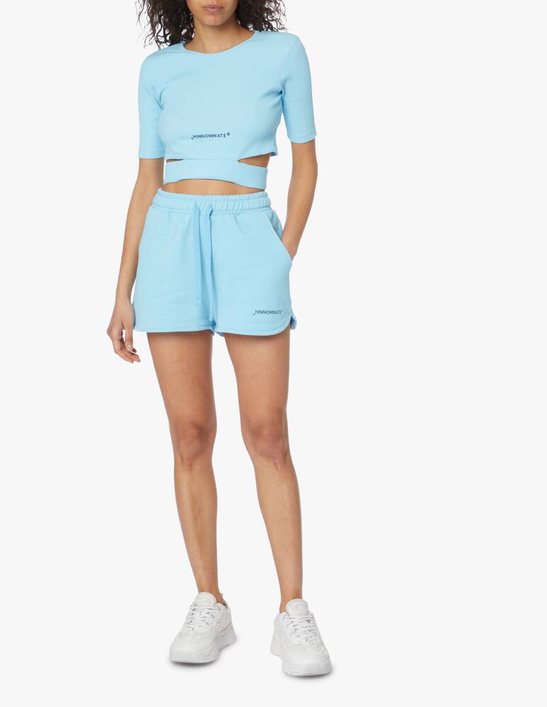 rinascente HINNOMINATE Cotton t-shirt with print - light blue