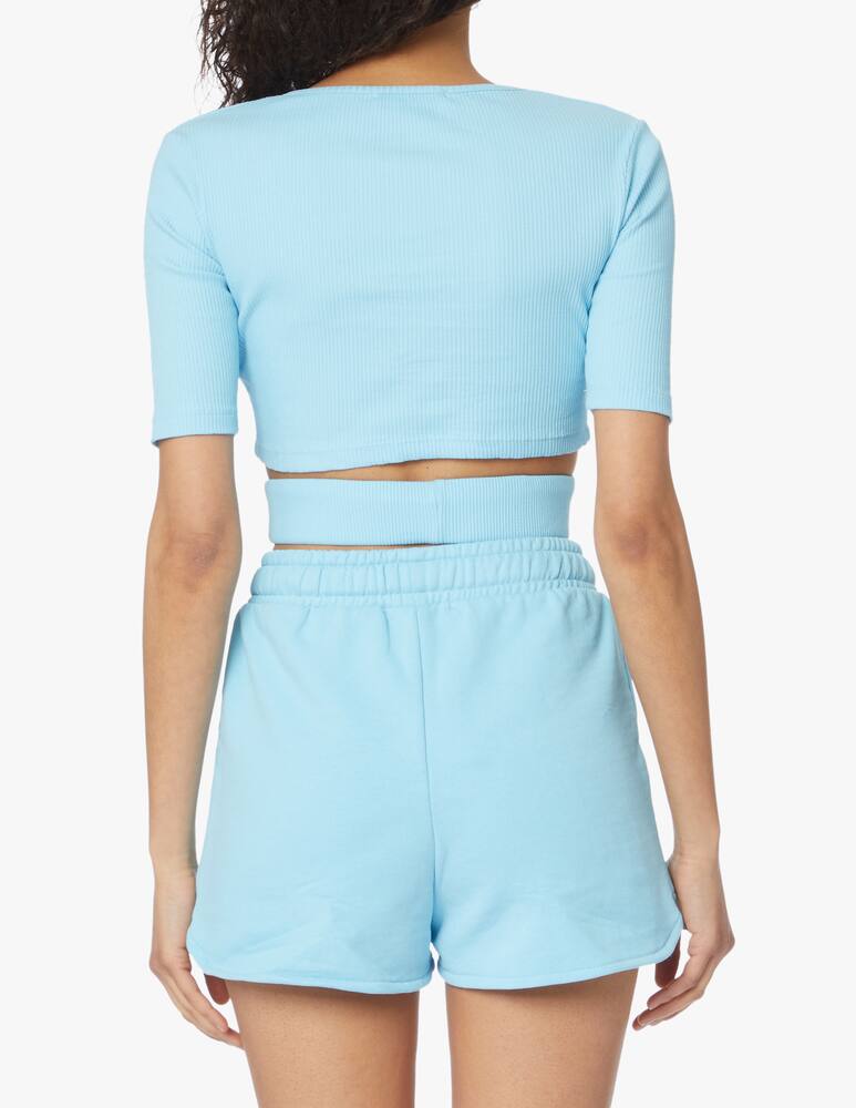 rinascente HINNOMINATE Cotton t-shirt with print - light blue