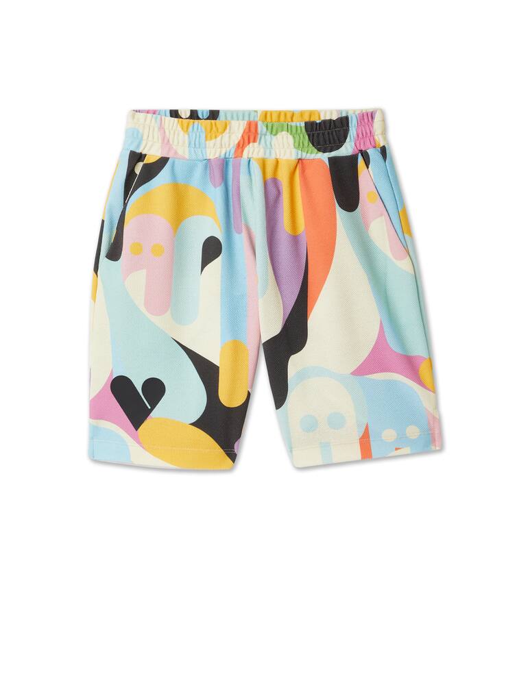 rinascente Pharmacy Industry Piquet printed shorts - white