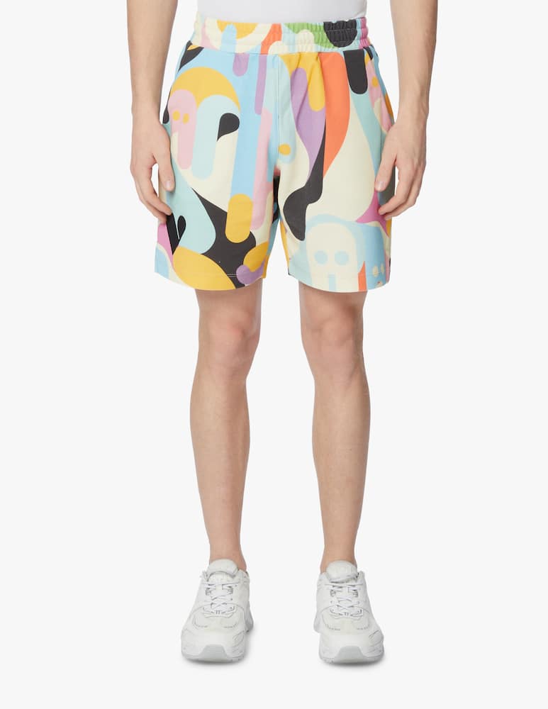 rinascente Pharmacy Industry Piquet printed shorts - white