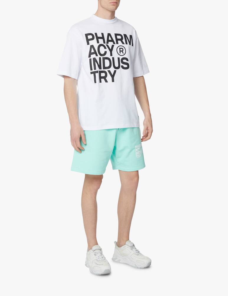 rinascente Pharmacy Industry Maglietta in jersey con stampa e ricamo - bianco